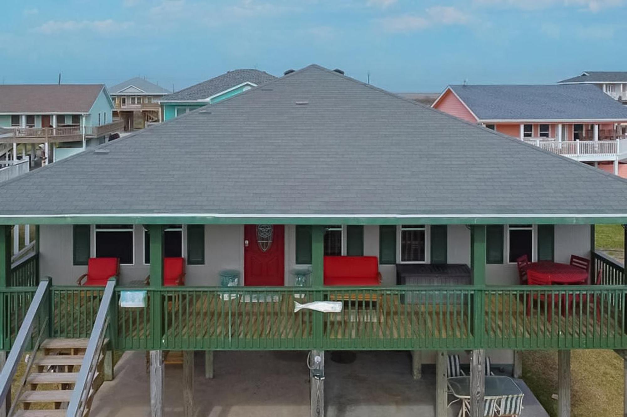 Villa Escape From The Storm Bolivar Peninsula Esterno foto