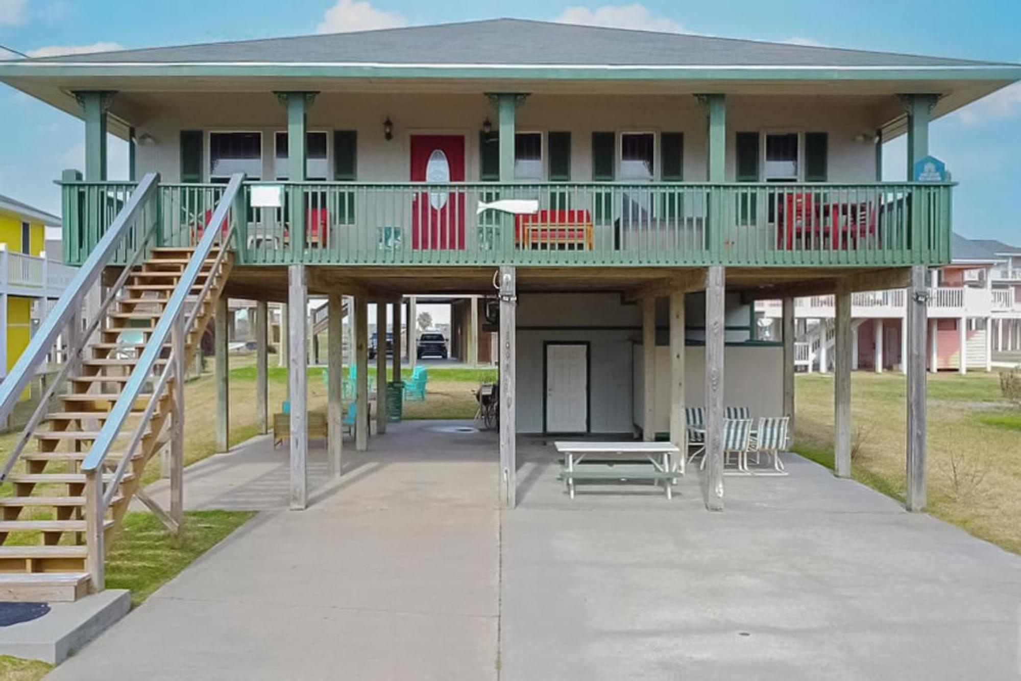 Villa Escape From The Storm Bolivar Peninsula Esterno foto
