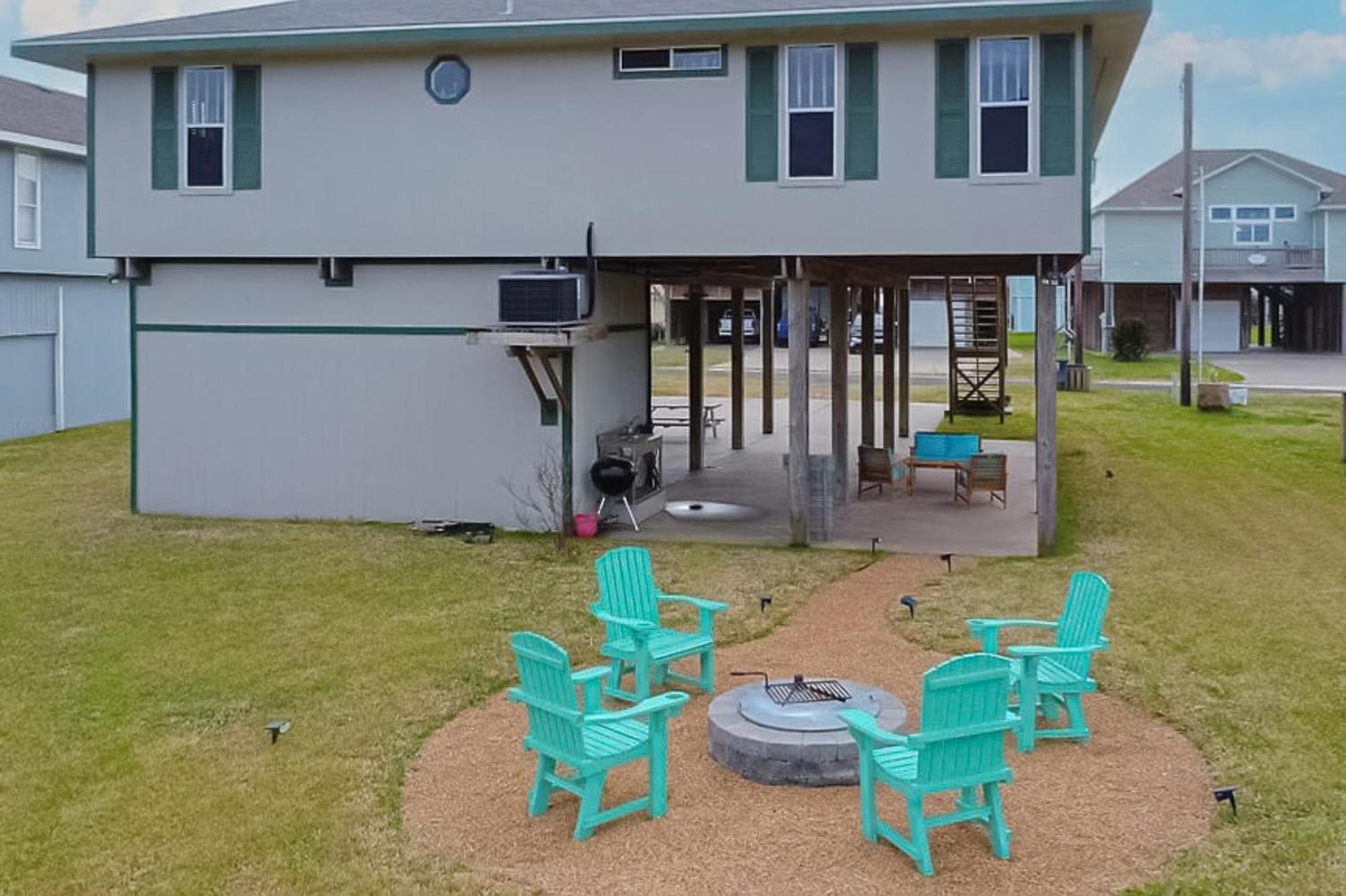 Villa Escape From The Storm Bolivar Peninsula Esterno foto